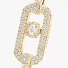 So Move 2 Finger Diamond Pavé Ring Yellow Gold Diamond Ring