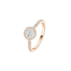 Bague Joy 0,40ct Bague Diamant Or Rose