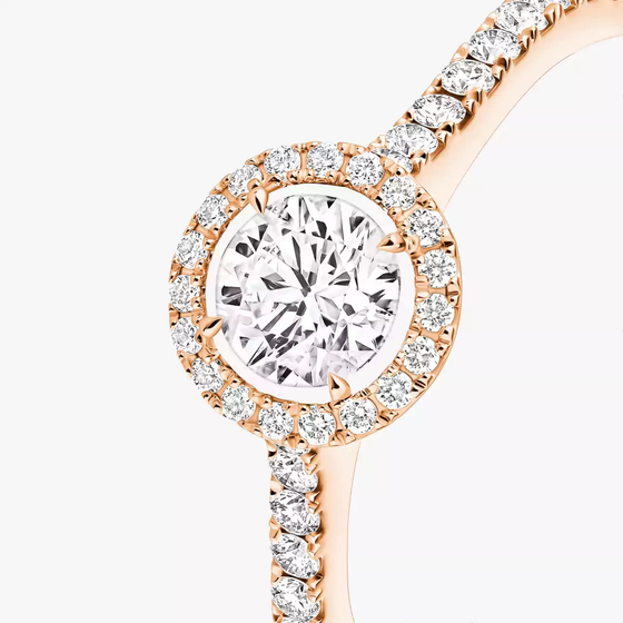 Joy 0.40ct Pink Gold Diamond Ring