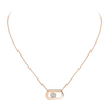 So Move Pink Gold Diamond Necklace