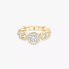 Move Link solitaire ring, medium model