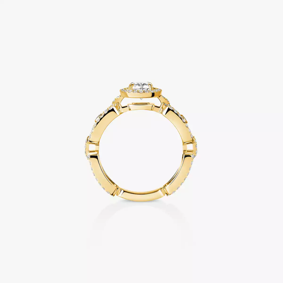 Move Link Solitaire 0.50ct Yellow Gold Diamond Ring