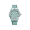Big Bang One Click Mint Green Ceramic Diamonds