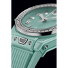 Big Bang One Click Mint Green Ceramic Diamonds