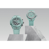 Big Bang One Click Mint Green Ceramic Diamonds
