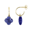 Earrings, Lapis Lazuli, Yellow Gold