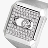 Move Titanium Natural Pavé Signet Ring Natural Titanium Diamond Ring