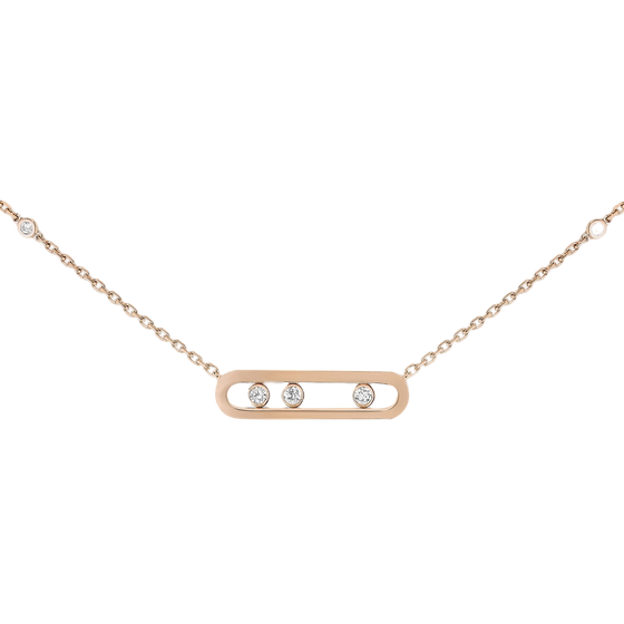 Collier Diamant Or Rose Baby Move