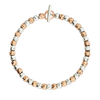 Bracelet Granelli Argent & Or Rose