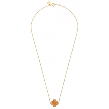  Necklace, Golden Sunstone, Yellow Gold