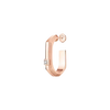 Moderniste single hoop earring SM Pink Gold Diamond Earrings