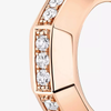 Moderniste top clip earring Pink Gold Diamond Earrings