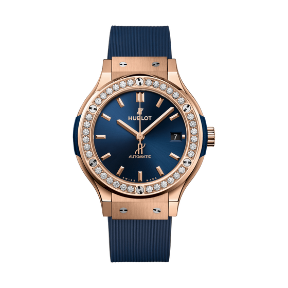 Classic Fusion King Gold Blue Diamonds