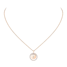  Lucky Move SM Pink Gold Diamond Necklace