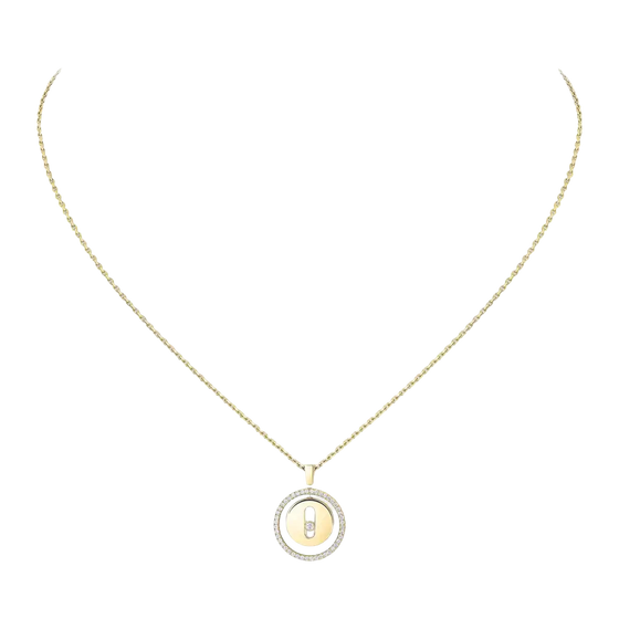 Collier Lucky Move PM Collier Diamant Or Jaune