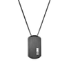 Move Titanium anthracite pendant necklace