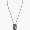 Move Titanium anthracite pendant necklace