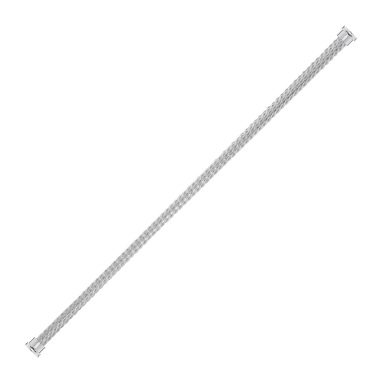 18k white gold multichain bracelet