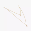 My Twin 2-Row 0.40 ct x 2 Yellow Gold Diamond Necklace