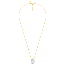  Mother Of Pearl And Diamonds Yellow Gold Alma Necklace