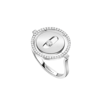 Bague Diamant Or Blanc Lucky Move PM