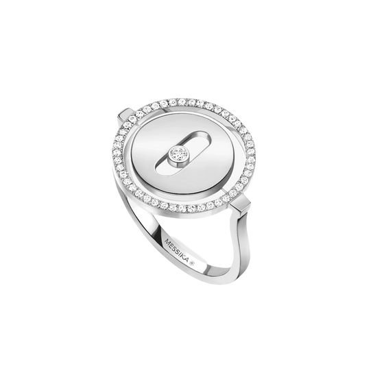 Bague Diamant Or Blanc Lucky Move PM