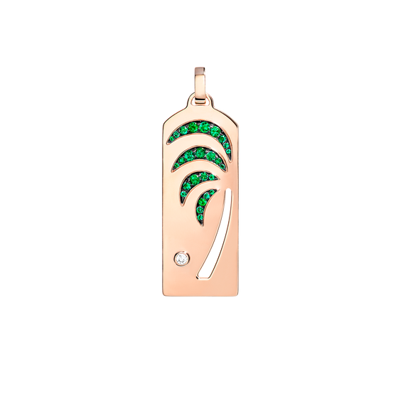Pendentif Riviera palmier