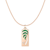 Palm tree riviera pendant