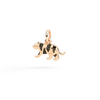 Rose Gold Tiger Charm & Diamonds
