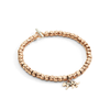 Rose Gold Tiger Charm & Diamonds