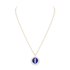 Lucky Move lapis lazuli necklace medium Yellow Gold Diamond Necklace