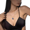 Lucky Move lapis lazuli necklace medium Yellow Gold Diamond Necklace