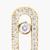 Move Uno single pavé stud earring