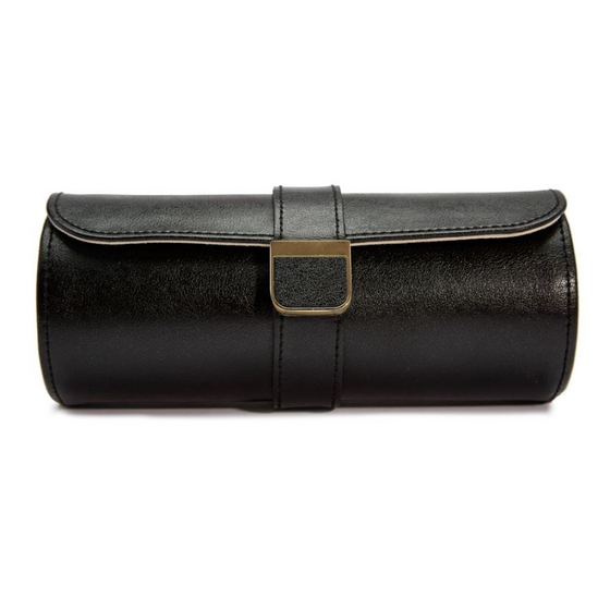 Pochette à Montres Rouleau Palermo - Noir Anthracite