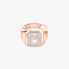 Move Joaillerie pavé signet ring