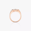 Move Joaillerie pavé signet ring