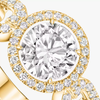 Bague solitaire Move Link, grand modèle Solitaire diamant en or jaune Move Link 0,70ct