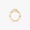 Move Link Solitaire 0.70ct Yellow Gold Diamond Ring