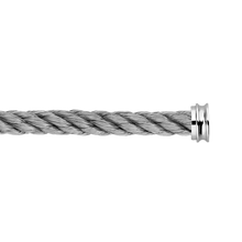  CÂBLE EN ACIER POUR BOUCLE XL EN OR BLANC