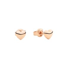  Rose Gold Heart Stud Earrings