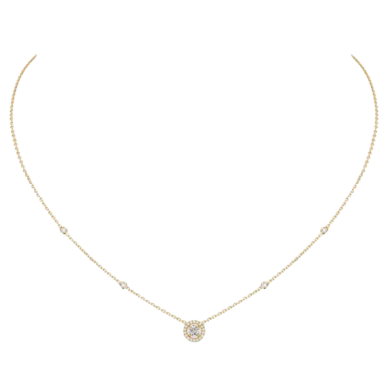 Collier Joy 0,20ct Collier Diamant Or Jaune
