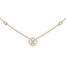  Yellow Gold Diamond Necklace Joy Round Diamond 0.20ct