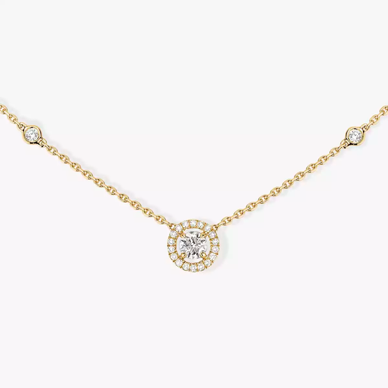 Collier Joy 0,20ct Collier Diamant Or Jaune