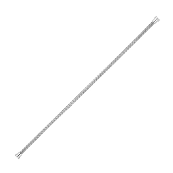 18K white gold multichain bracelet