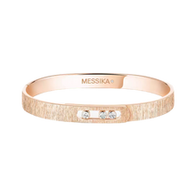  Move Noa Ciselé Bangle Pink Gold Diamond Bracelet