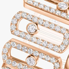 Move Iconica Pavée Bague Diamant Or Rose