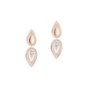 Fiery drop earrings