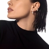 Fiery drop earrings