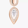 Fiery drop earrings