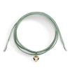 Yellow Gold Heart Charm & Synthetic Sapphire